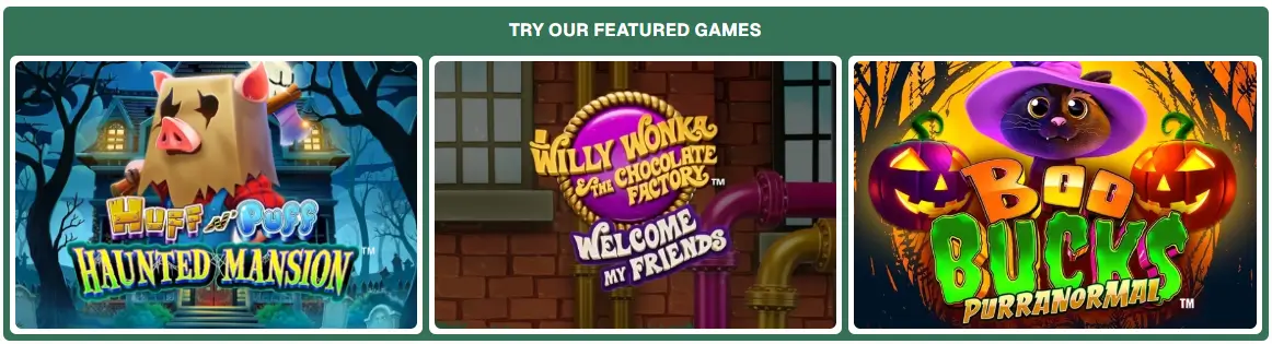 Featured Free Slot Games